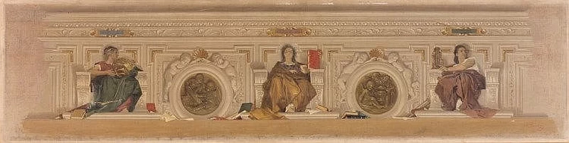 Tre figure allegoriche